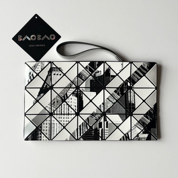 Bao Bao Issey Miyake Rare Manga City Monochrome Clutch Bag